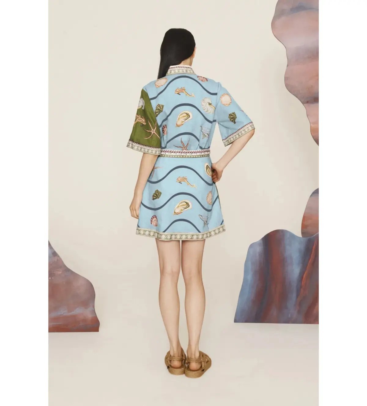 Alemais Bath House Mini Dress Size AU 8 photo 2