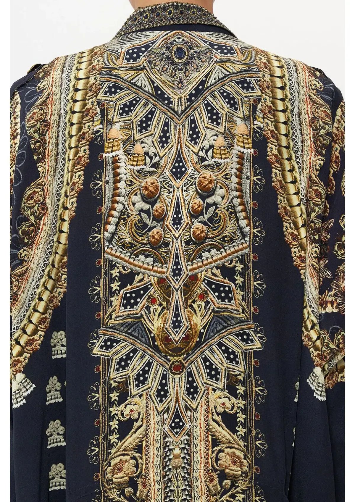 Camilla It's All Over Terero Relaxed Panel Coat Multi Size 12 photo 4