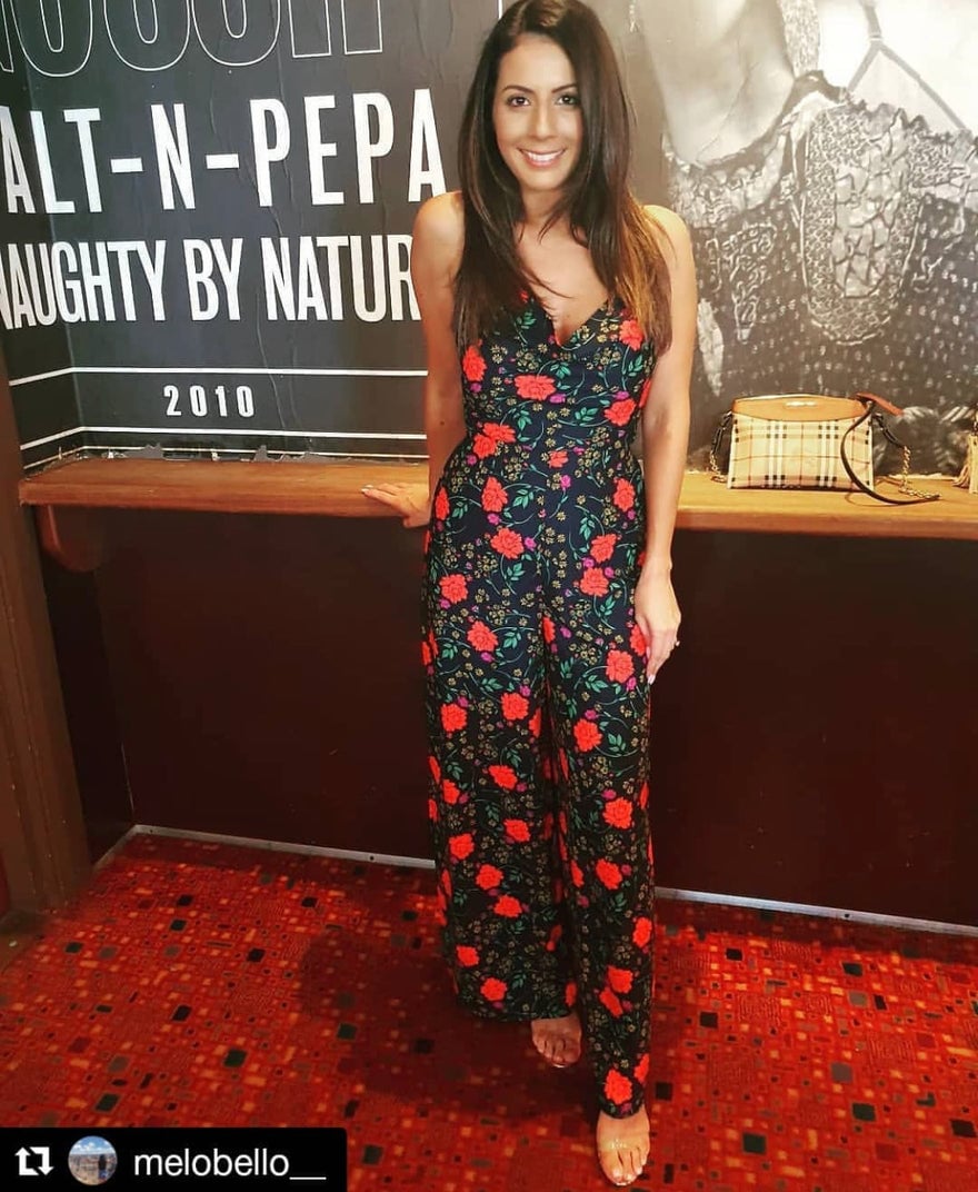 Finders Keepers Hana Pantsuit - Navy Floral photo 3