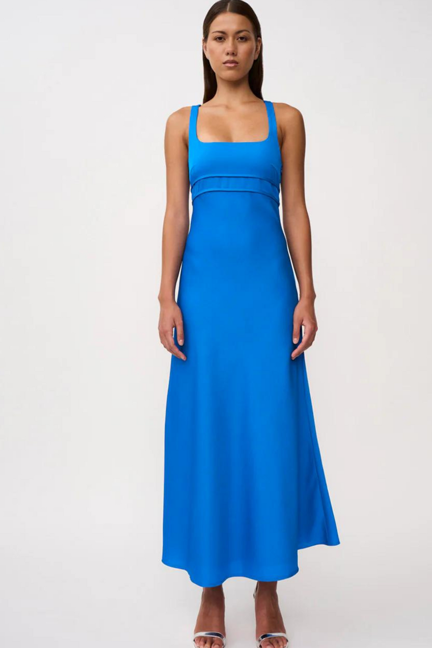By Johnny Soleil Pipe Bias Midi Dress photo 4