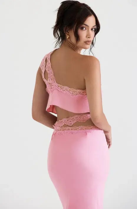House of CB Mathilda Skirt & Lorena Top Pink Size 8 photo 2