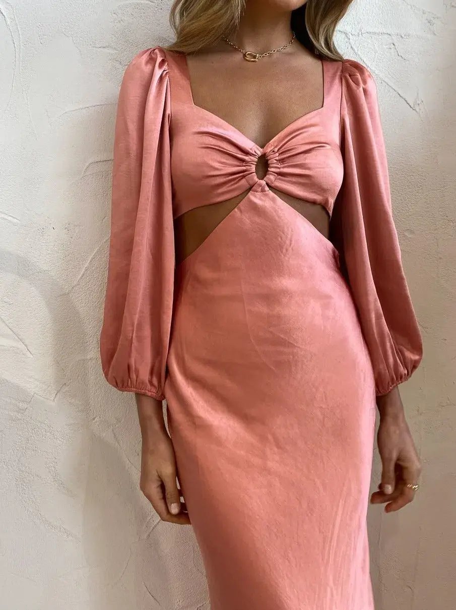 Issy Perfect Stranger Dress Spiced Coral Size 8 photo 7