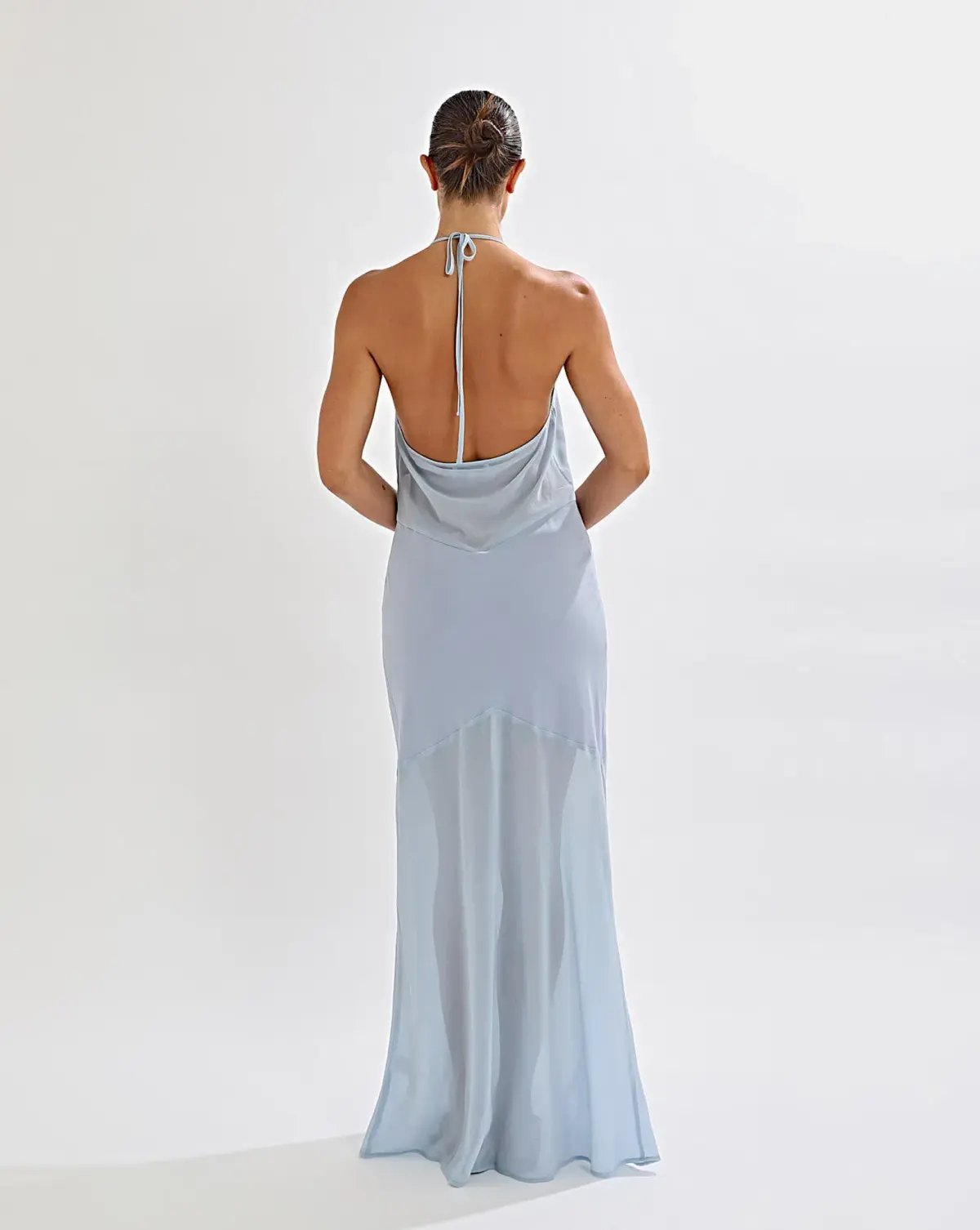 One Mile Eryn Dress in Blue Size 12 photo 4