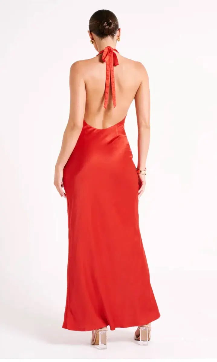 Meshki  Marvelle Maxi Dress Orange Size 8 photo 2