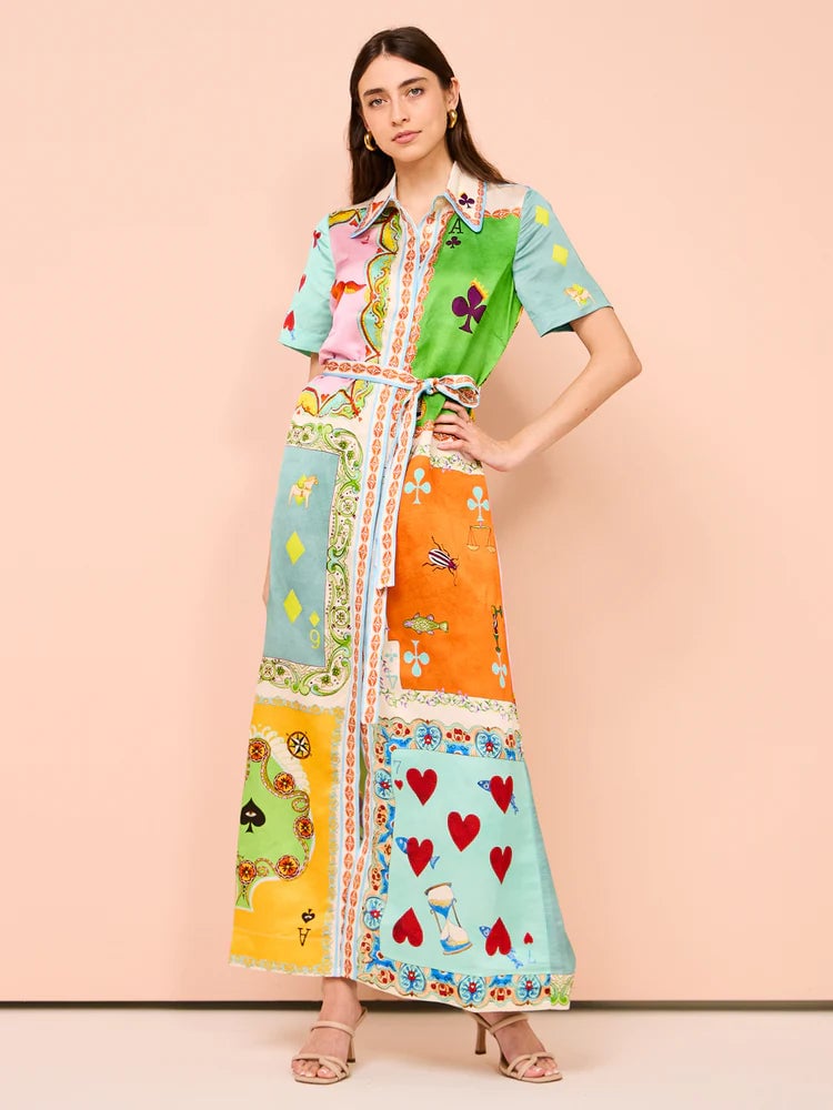 Alemais Rummy Shirtdress In Multi photo 4