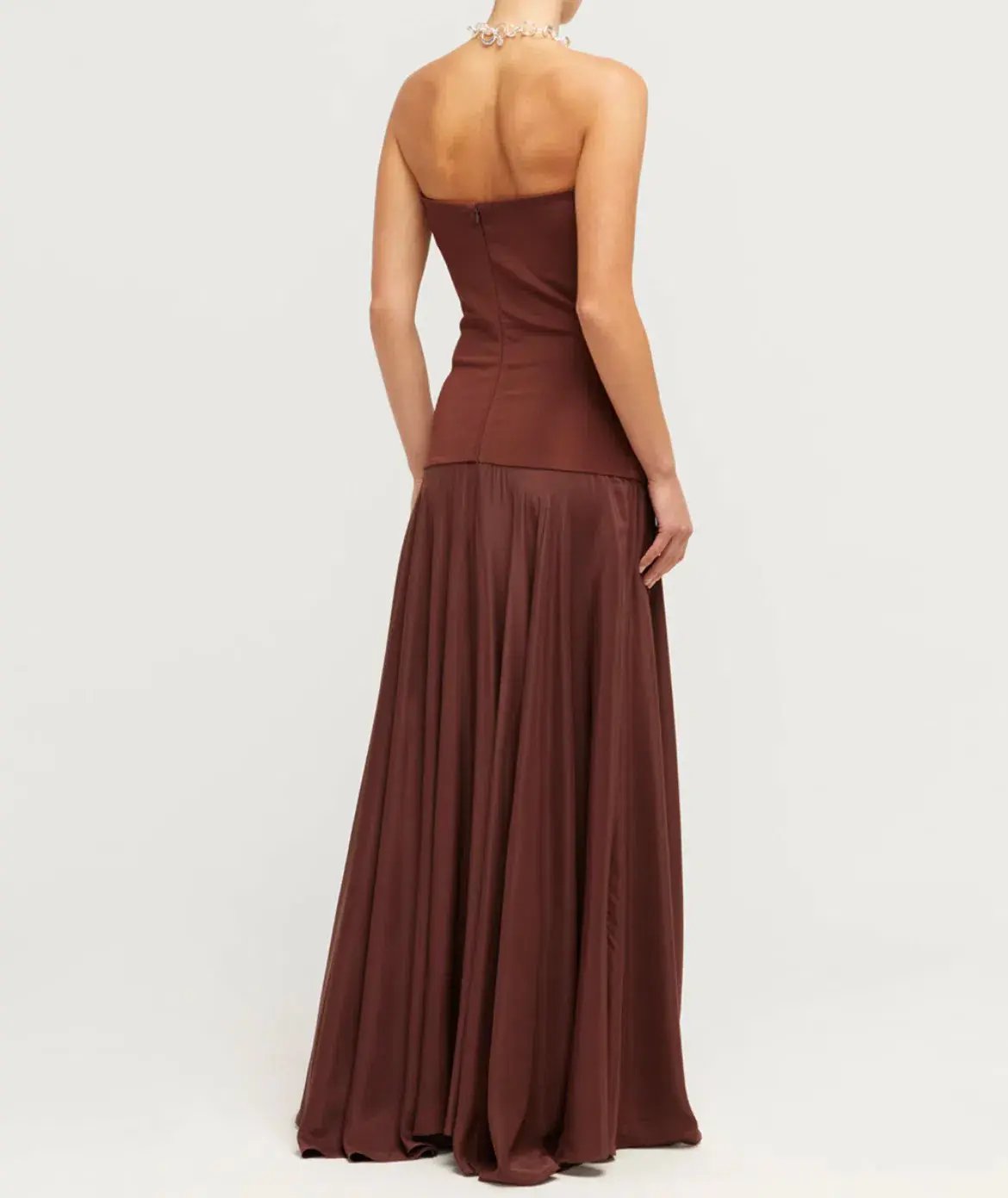 Esse Studios Illi Band Maxi Dress in Java Size 8 photo 2