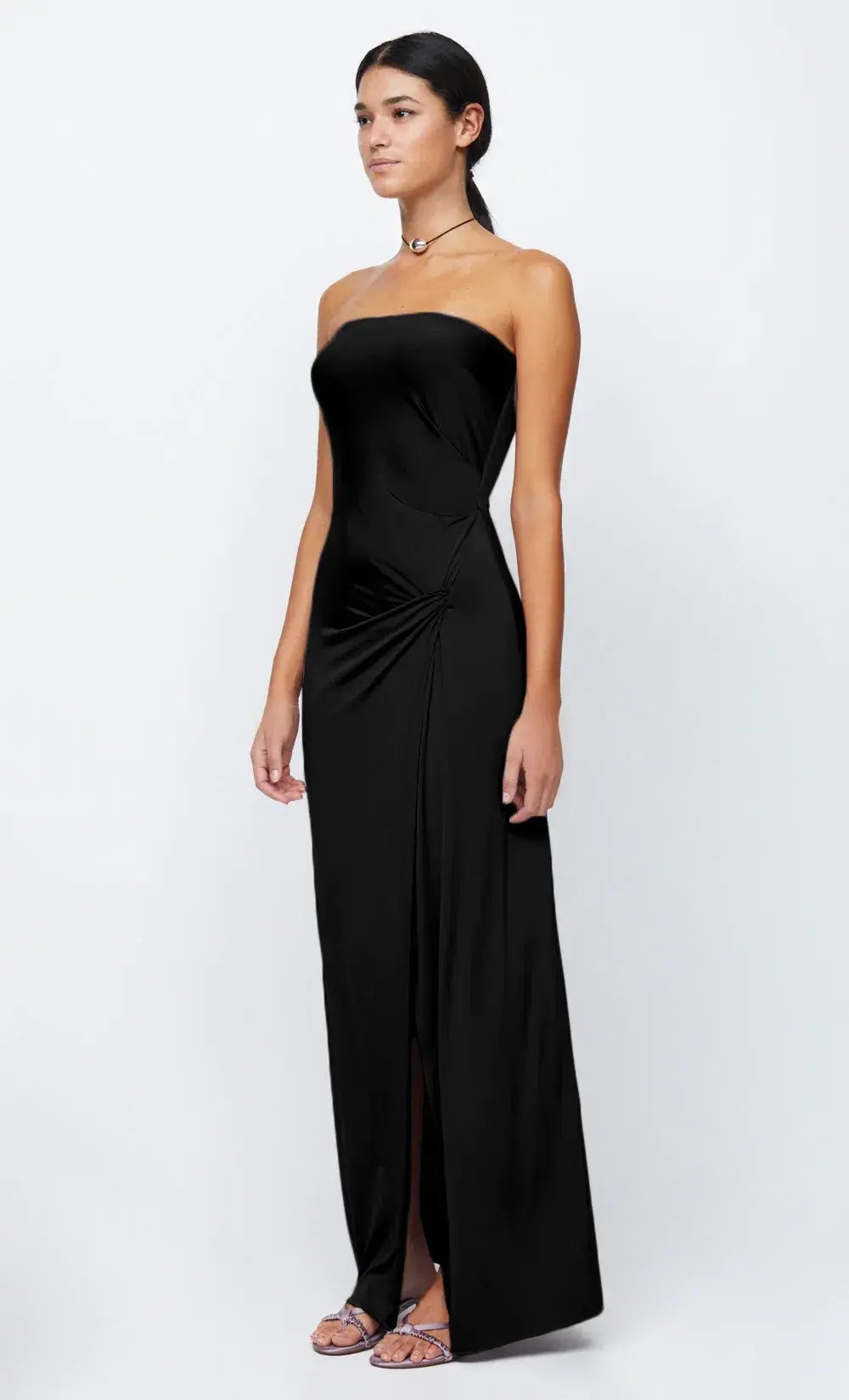 Bec & Bridge Petra Strapless Maxi Dress in Black Size 10 / M photo 2