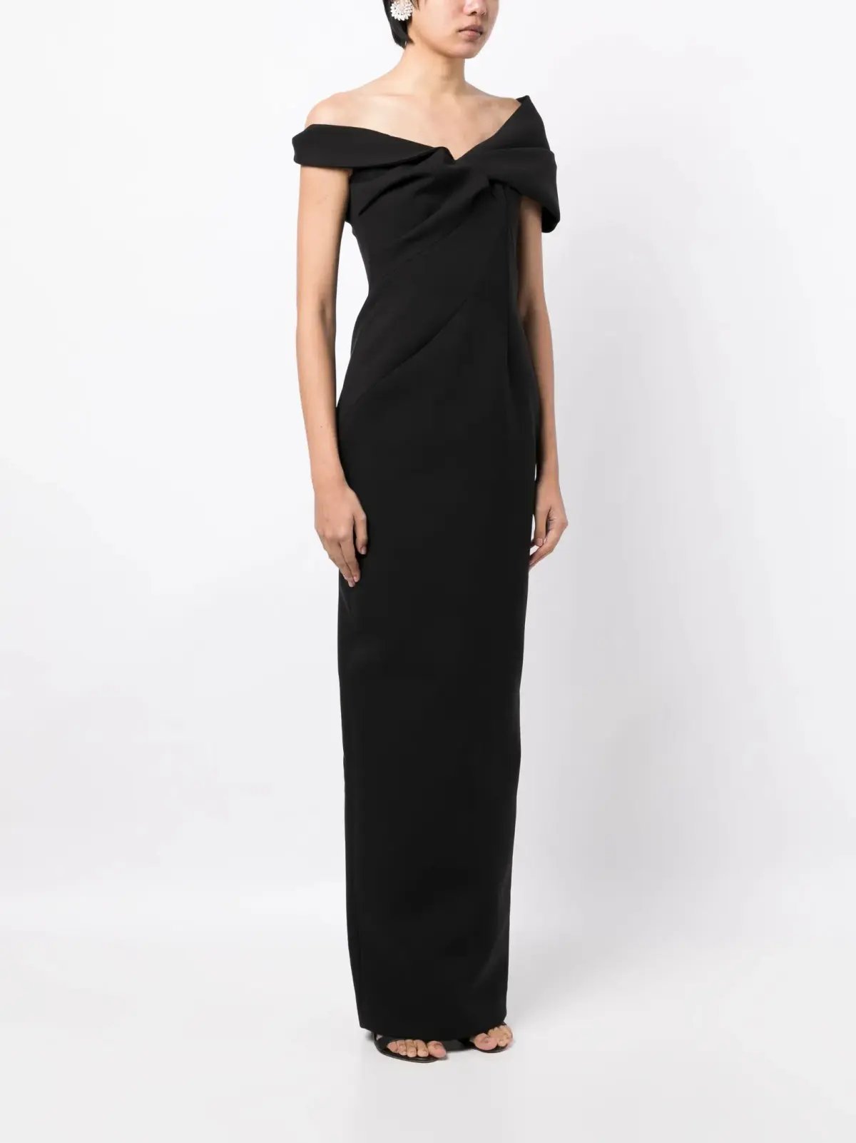 Rachel Gilbert Matteo Maxi Gown Black Size 0 / AU 6 photo 2