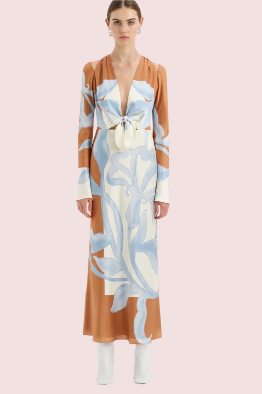 Sir The Label Sorrento Scarf Maxi Dress Scarpia Print photo 2