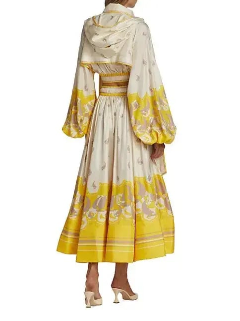 Zimmermann High Tide Crop Jacket and Skirt Set Print Size 4/Au 16 photo 4