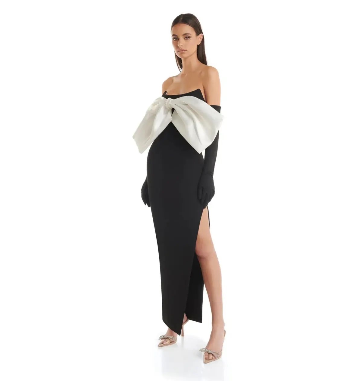 Eliya the Label Sarah Dress in Black/White Size AU 10 photo 2