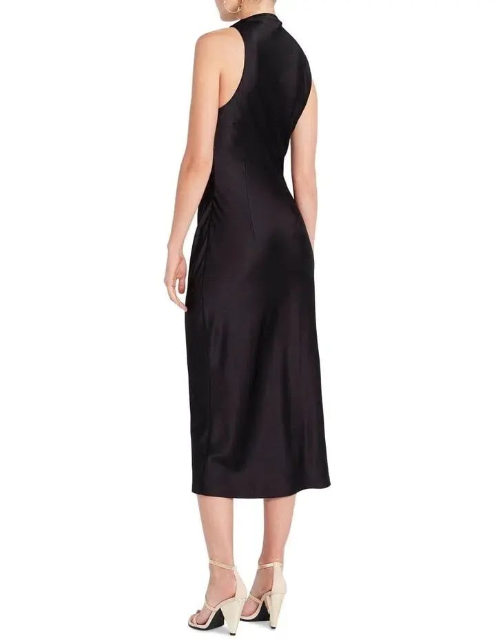 Sass & Bide Shot of Love Midi Dress Black Size 8 photo 3