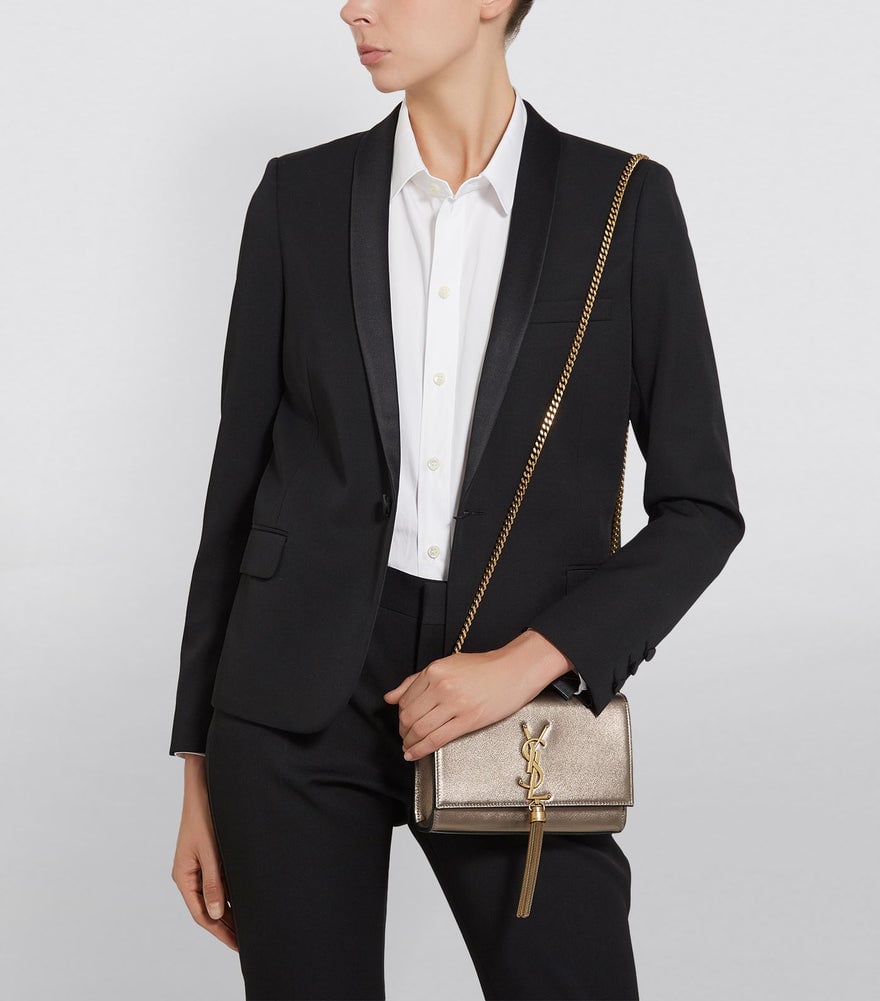 Saint Laurent Metallic Small Kate Tassel Shoulder Bag photo 2