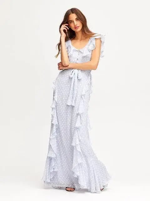 Alice McCall Moon Talking Gown Blue Size AU 8 photo 2