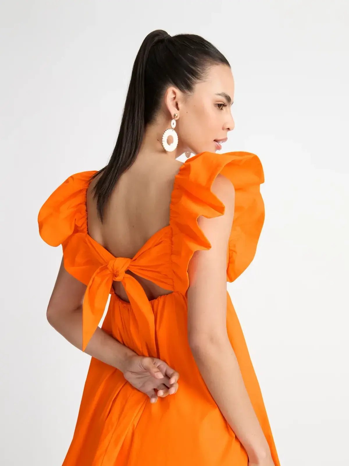 Sheike Bermuda Mini Dress Orange Size 10 photo 2