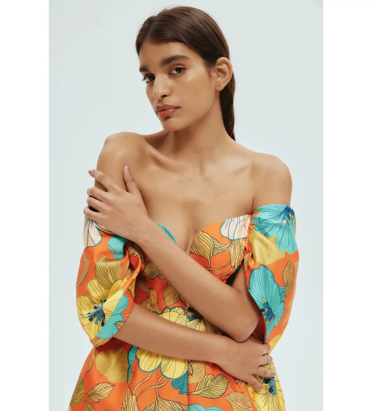 Alemais Piato Sculpt Mini Dress Floral  Size 6 photo 2