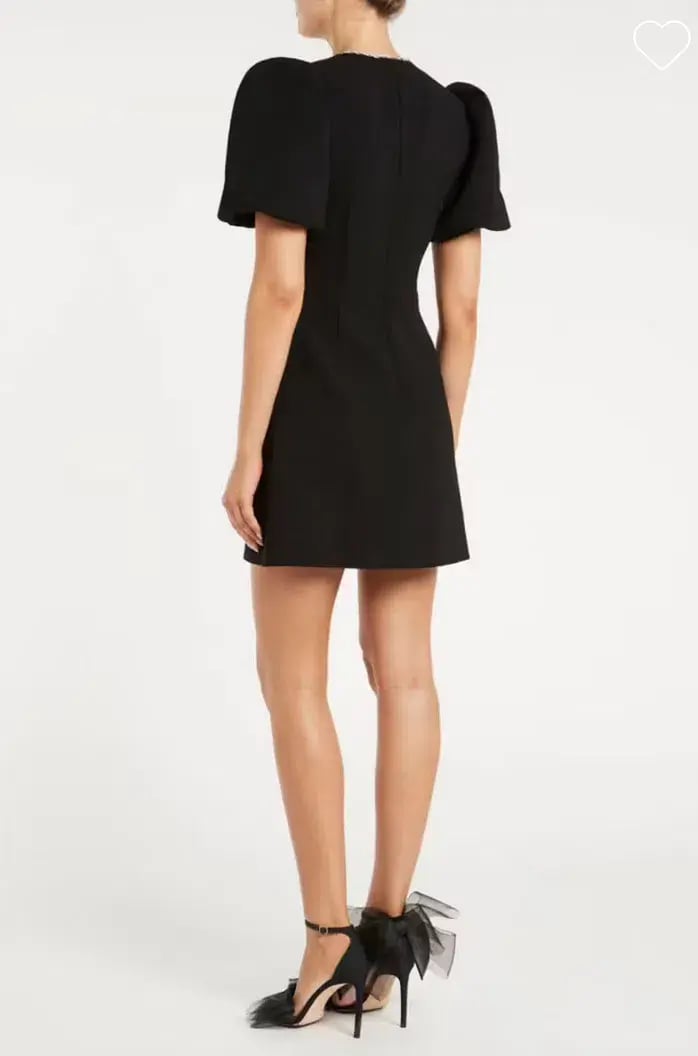 Rebecca Vallance Katie Bow Mini Dress Size 12 photo 3