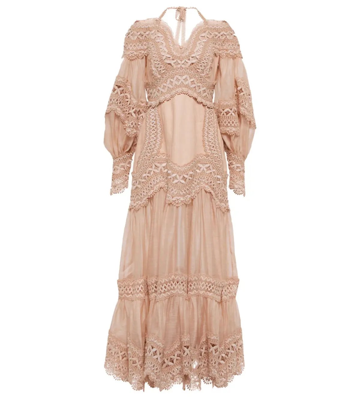 Zimmermann The Postcard Embroidered Dress in Ballet Size 12/M photo 2