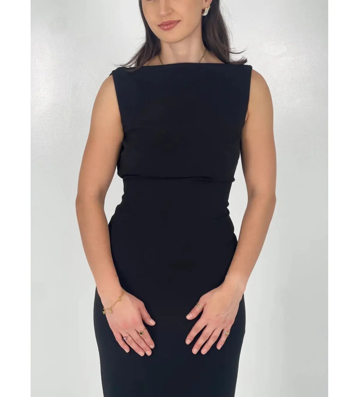 Effie Kats Verona Gown in Black Size M / AU 10 photo 3