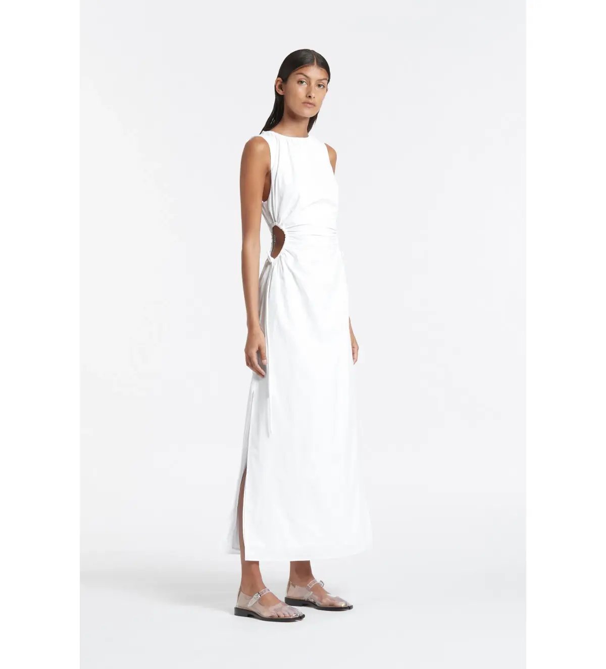 Sir the Label Cut Out Dress White  Size 8 photo 2