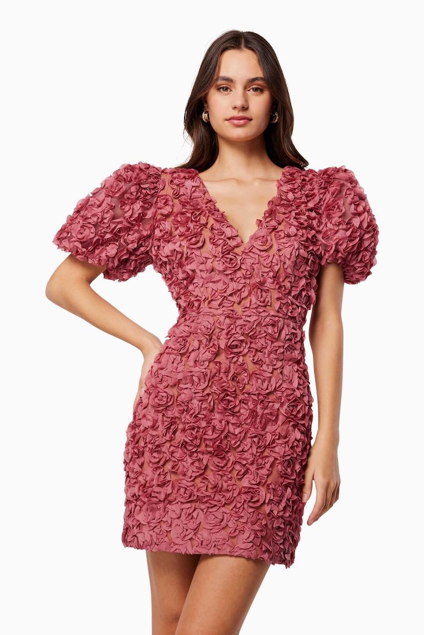 ELLIATT ADORATION DRESS - ROUGE PINK photo 2