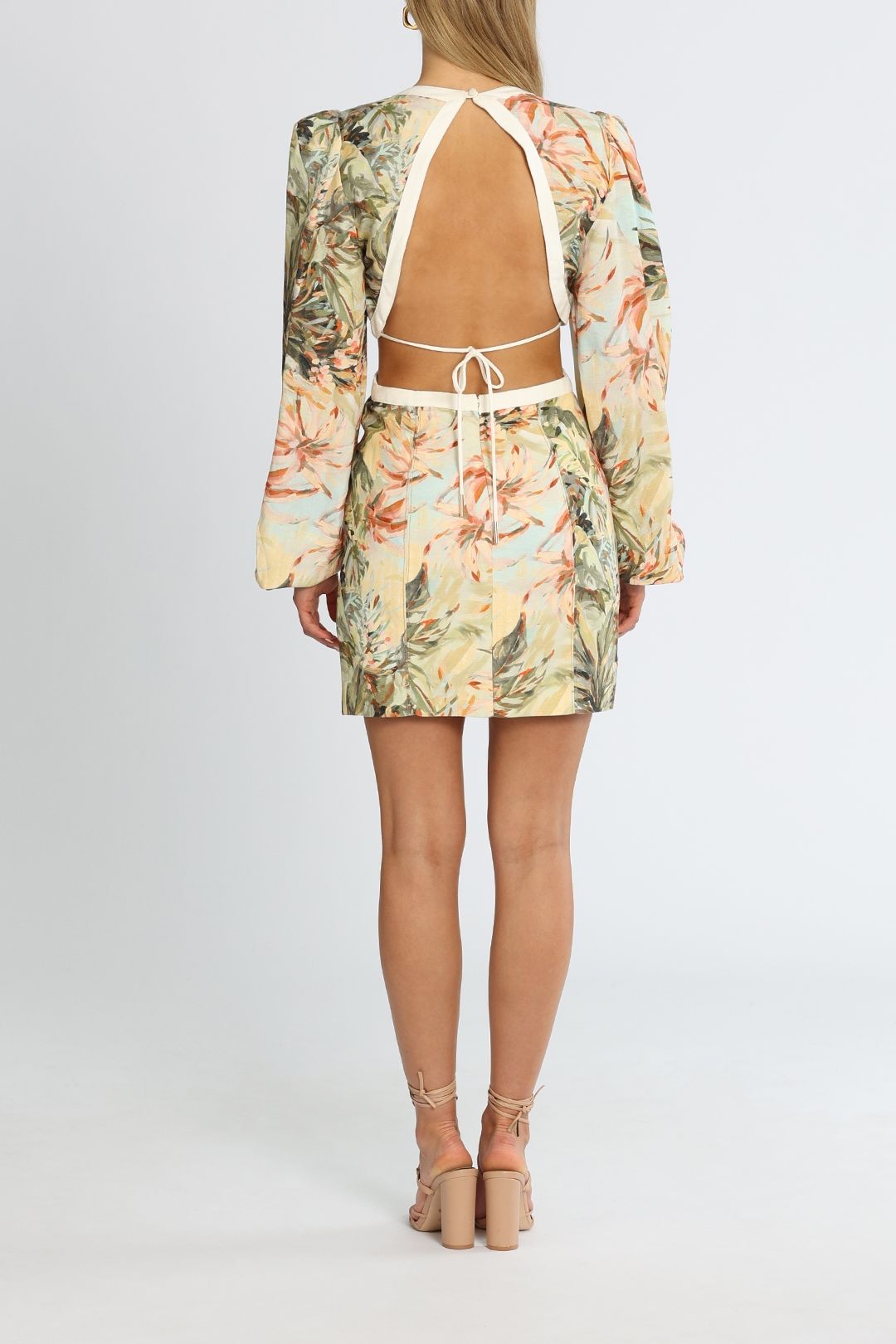 Madrid Dress - Painted Floral Print photo 3