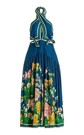 Alemais - Lyla Halter Midi Dress Blue - Size 10 photo 7