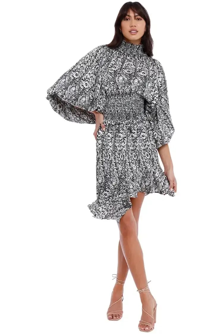 Elliatt Prevail Blouse and Mini Skirt Set Print Size 6 photo 2