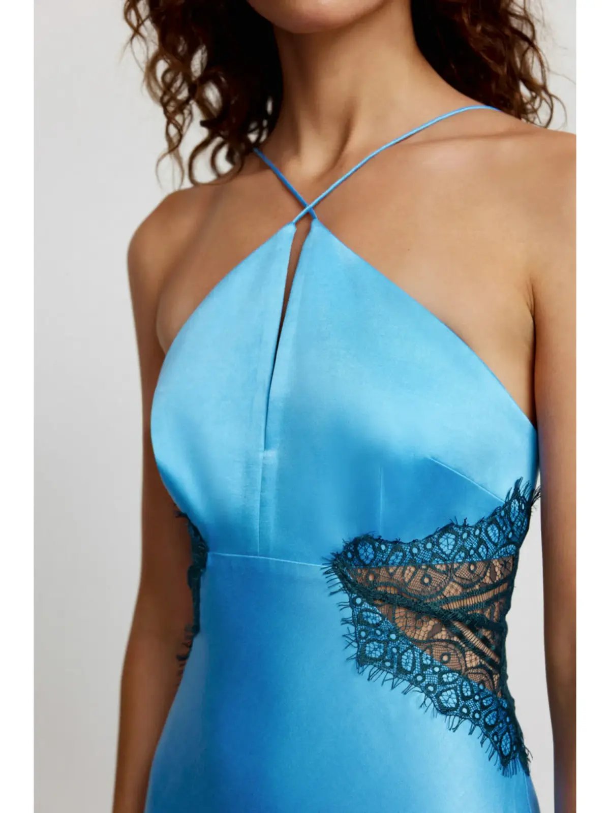 Significant Other Helaina Midi Dress Azure Blue Size AU 8 photo 2