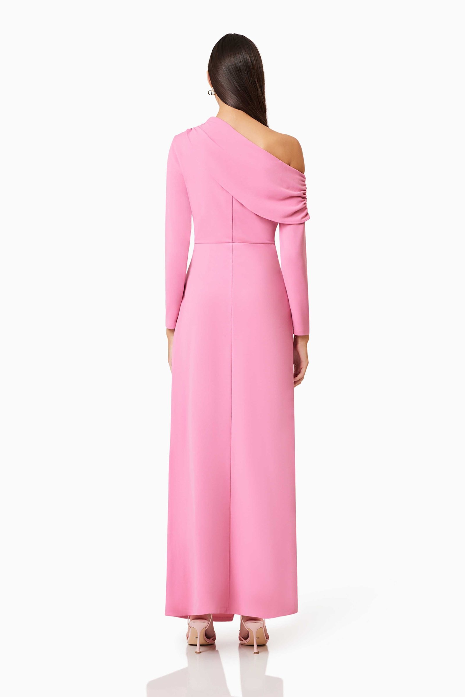 ELLIATT JAMIE ONE SHOULDER GOWN - PINK photo 5
