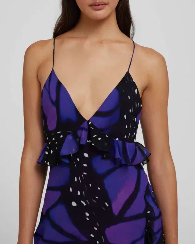 Rat & Boa Beatriz Dress Butterfly Print Size AU 8 photo 3
