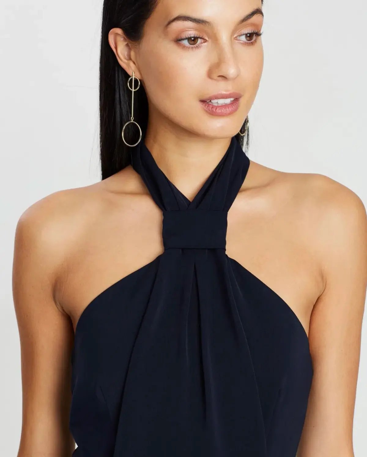 Shona Joy Knot Dress NAVY 12 photo 3