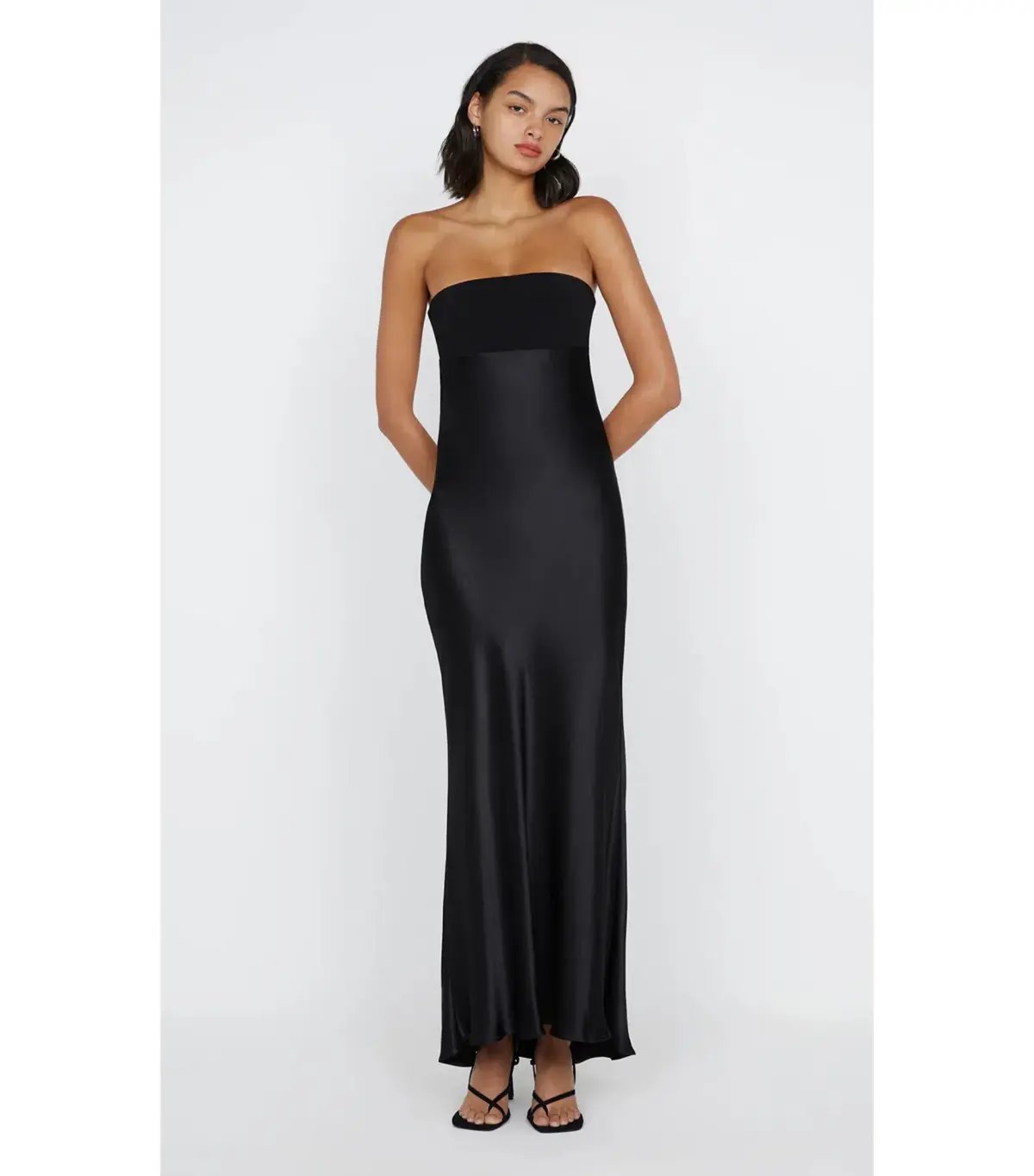 Bec & Bridge Zari Strapless Dress in Black Size AU 10 photo 2