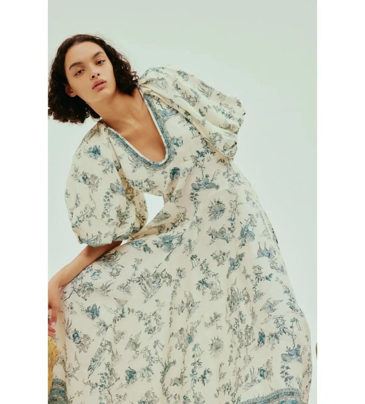 Alemais Casa Midi Dress Multi Floral Size AU 12 photo 4