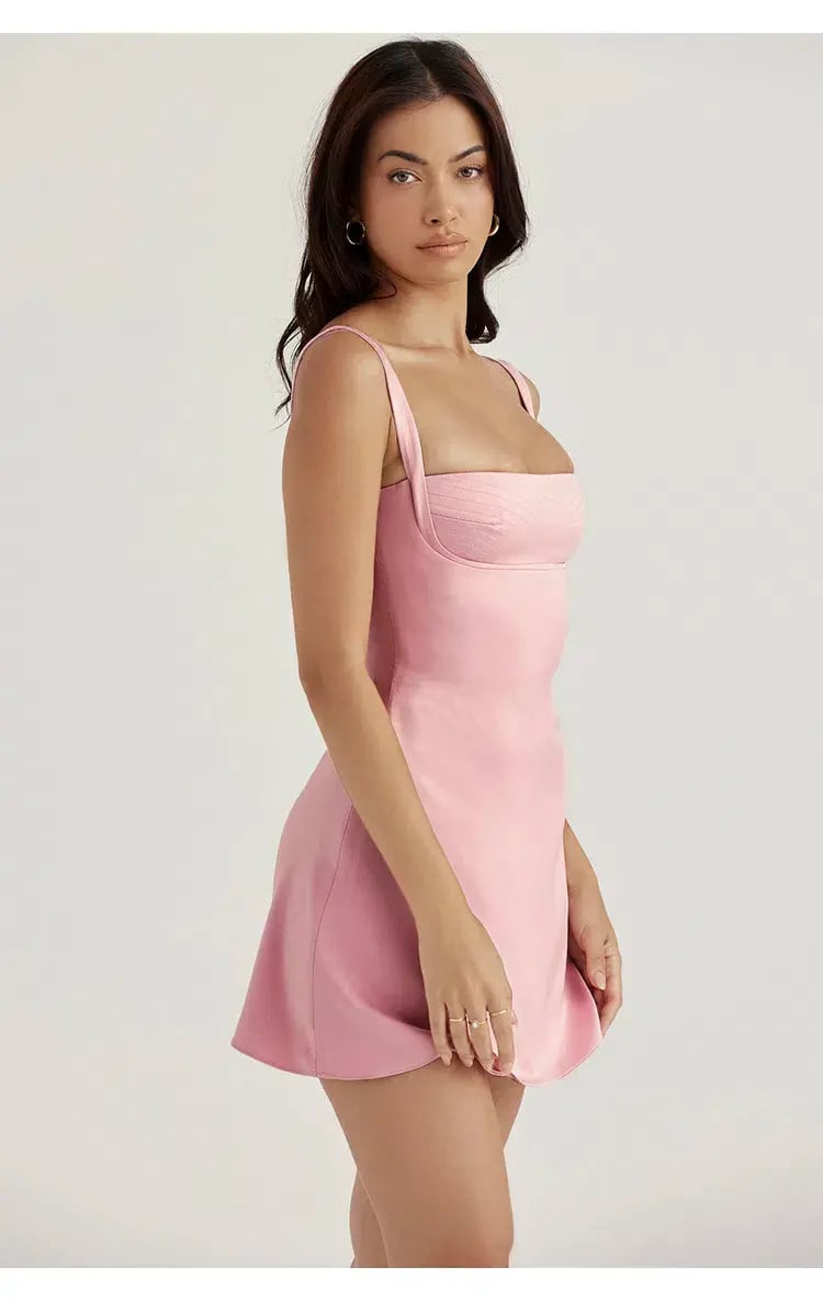 House of CB Kara Mini Dress Pink Size S/AU 8 photo 6