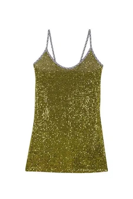 Hand Over Robers Sequin Dress Handover Green Size 8 / S photo 4