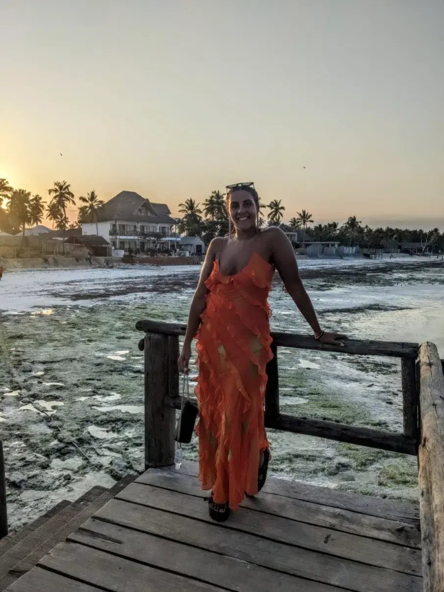 Rat & Boa Rio Maxi Dress Orange Size L / AU 12 photo 3