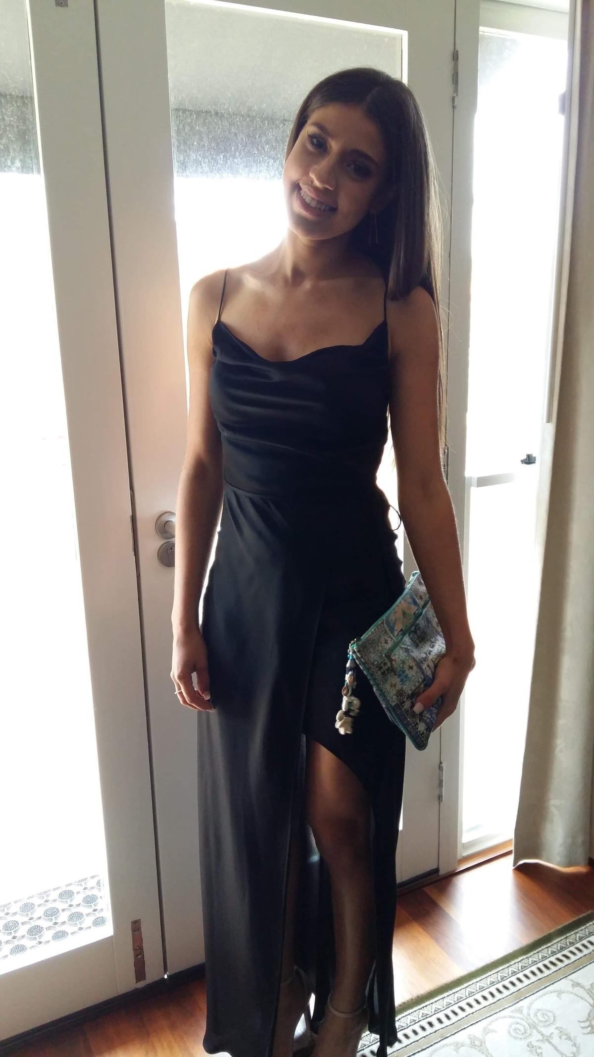 Winona Zetian Cowl Neck Maxi Dress Black 8 photo 2