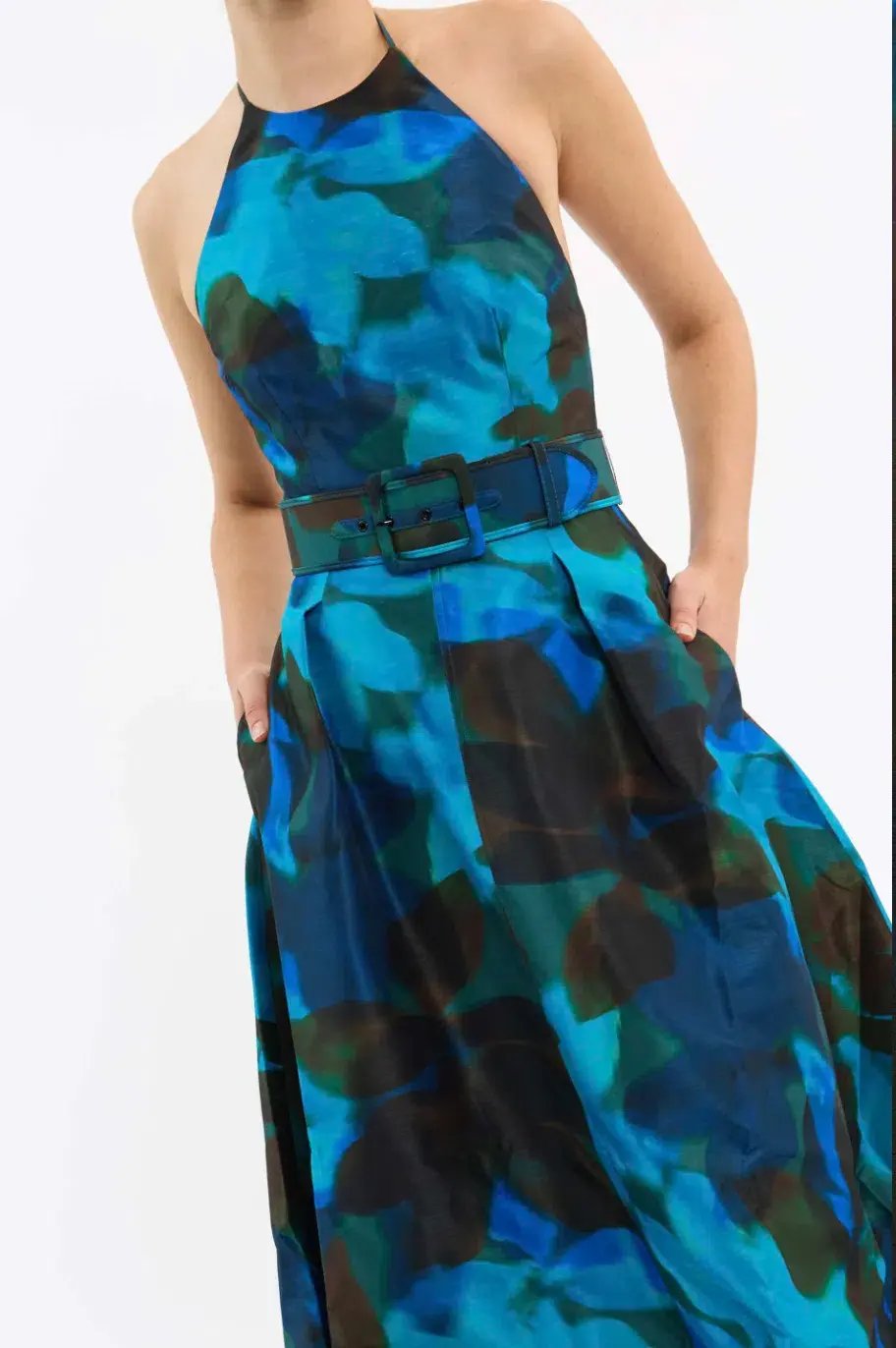 Rebecca Vallance Night Shade Gown Print Size 4 photo 4