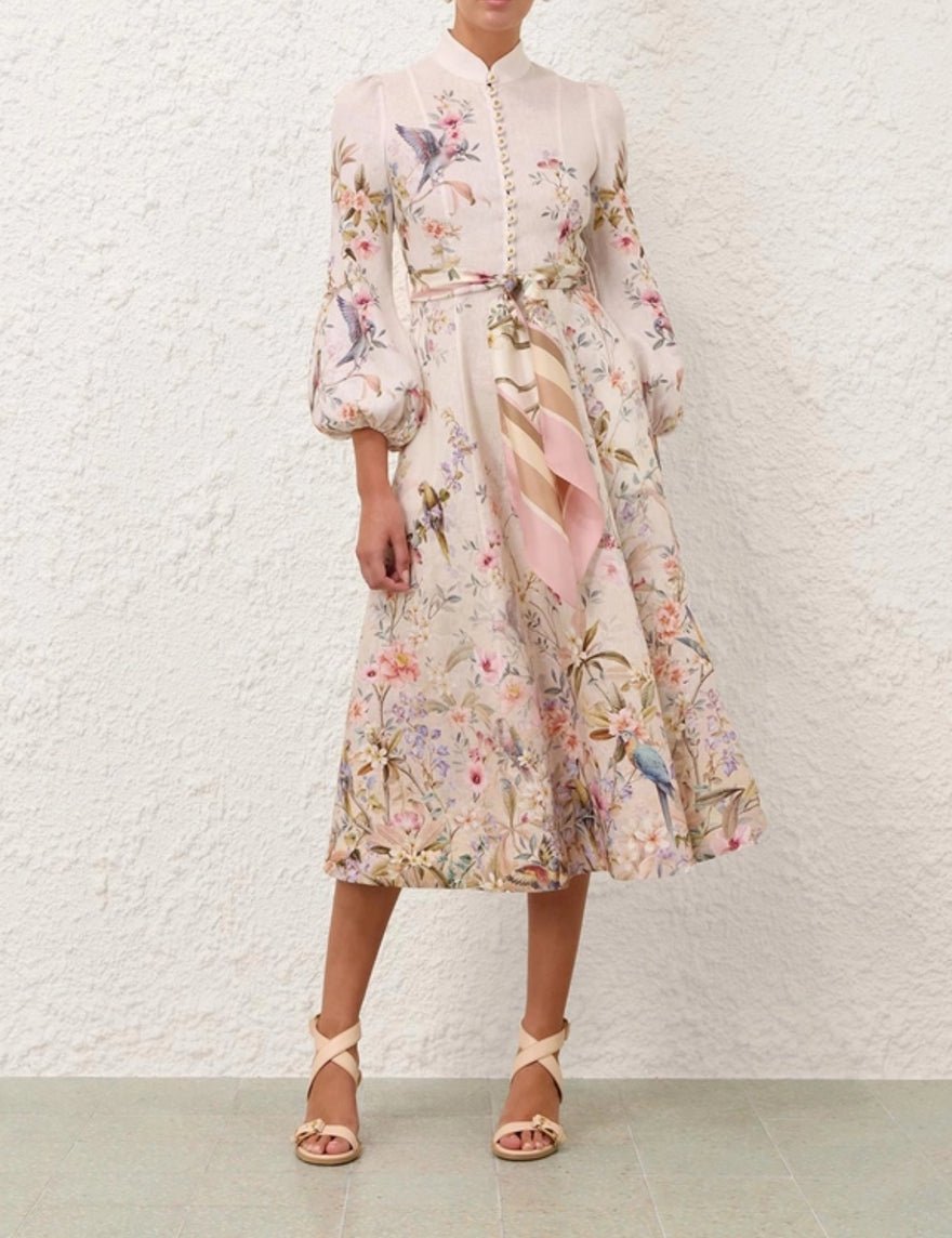 Zimmermann Rebellion Button Midi Dress photo 4