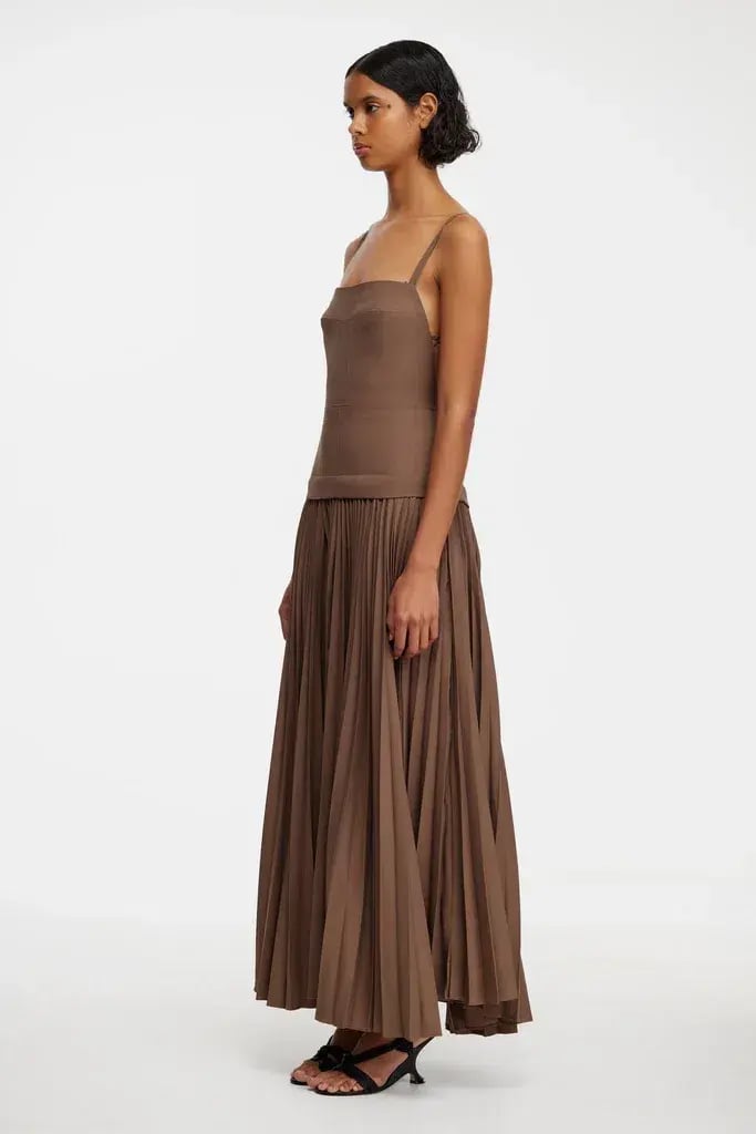 Acler Leasgill Midi Dress in Sepia Size 6 photo 2
