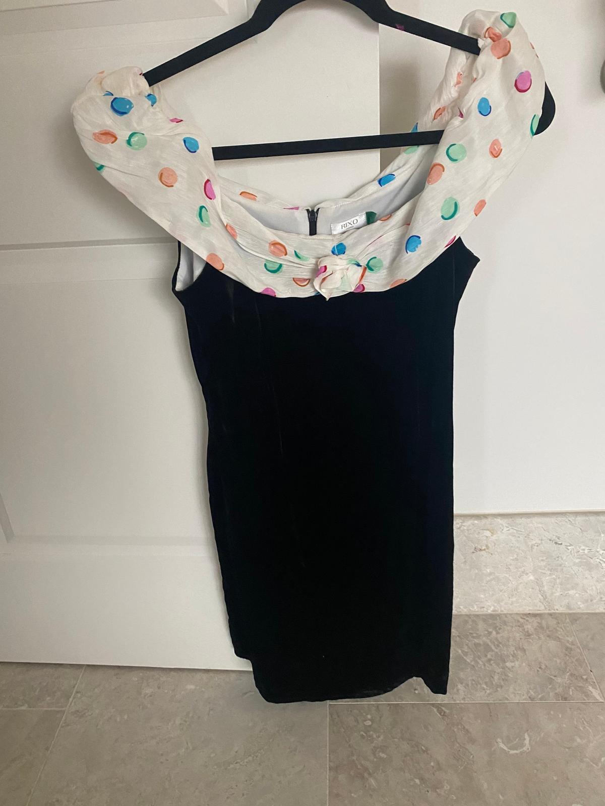 FLORENCE OFF-THE-SHOULDER VELVET DRESS photo 3