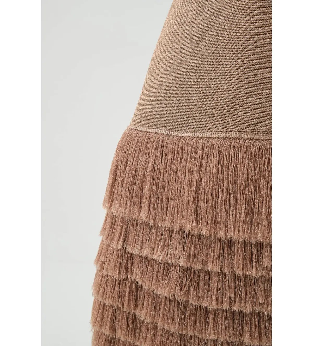 Aje Breeze Knit Midi Dress Rose Gold Size AU 8 photo 6