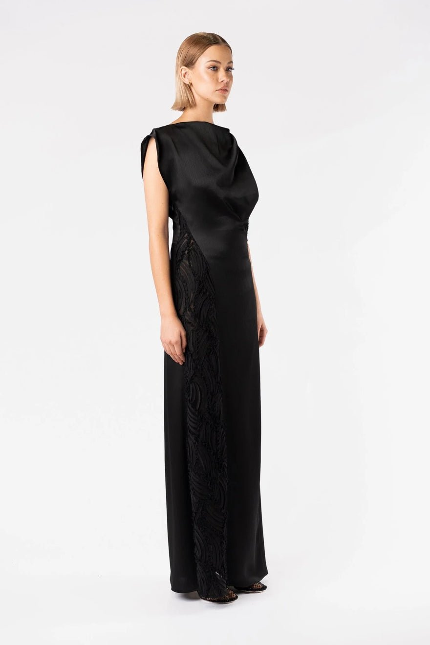 One Fell Swoop Angela Maxi Dress - Obsidian photo 3