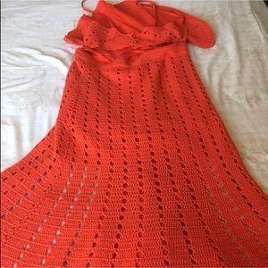 Alice McCall Crochet Dress - Red photo 4