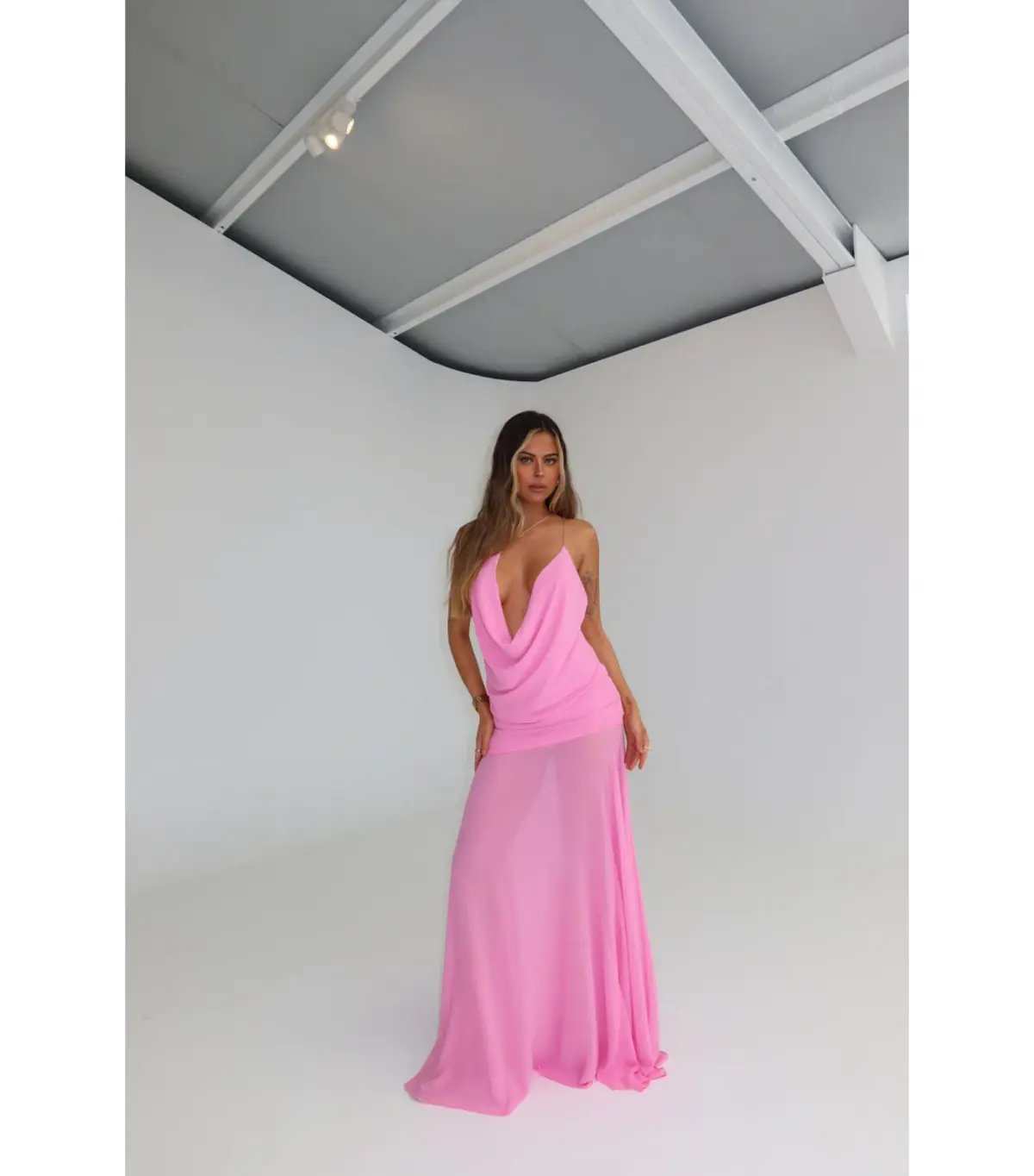 Natalie Rolt Dimity Maxi Gown Pink Size 1 / AU 8 photo 2