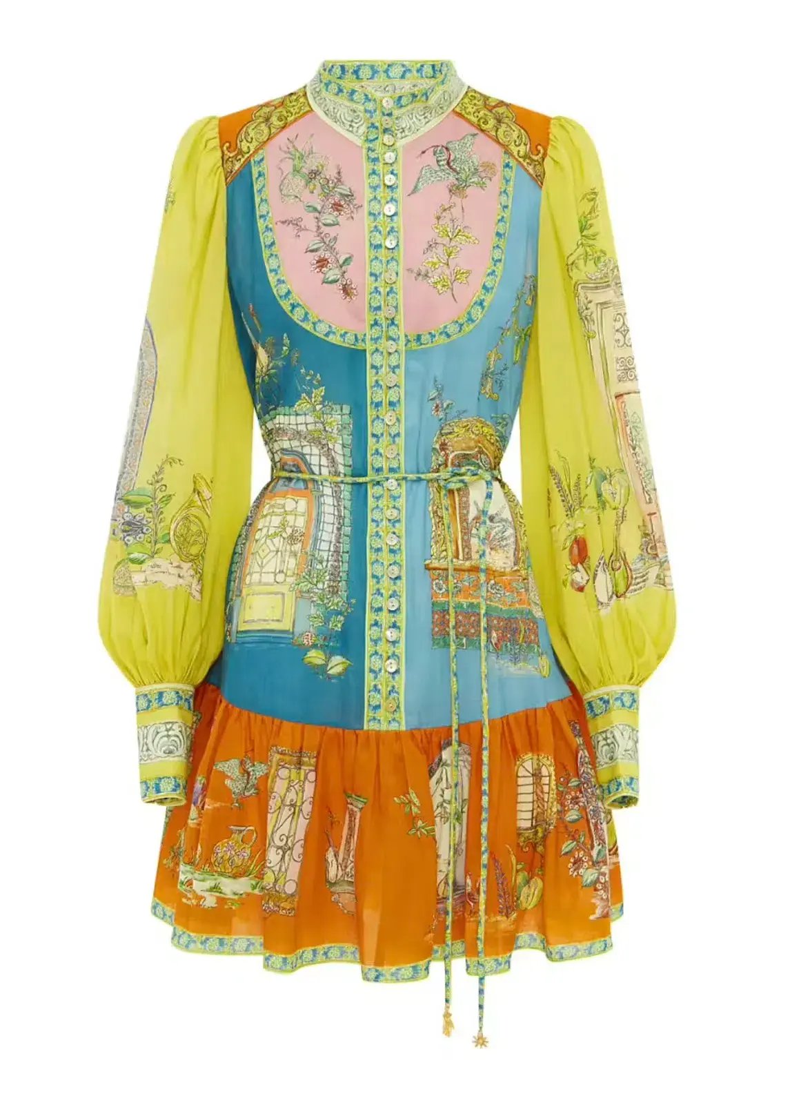 Alemais Monte Mini Dress Multi Size 6 photo 2