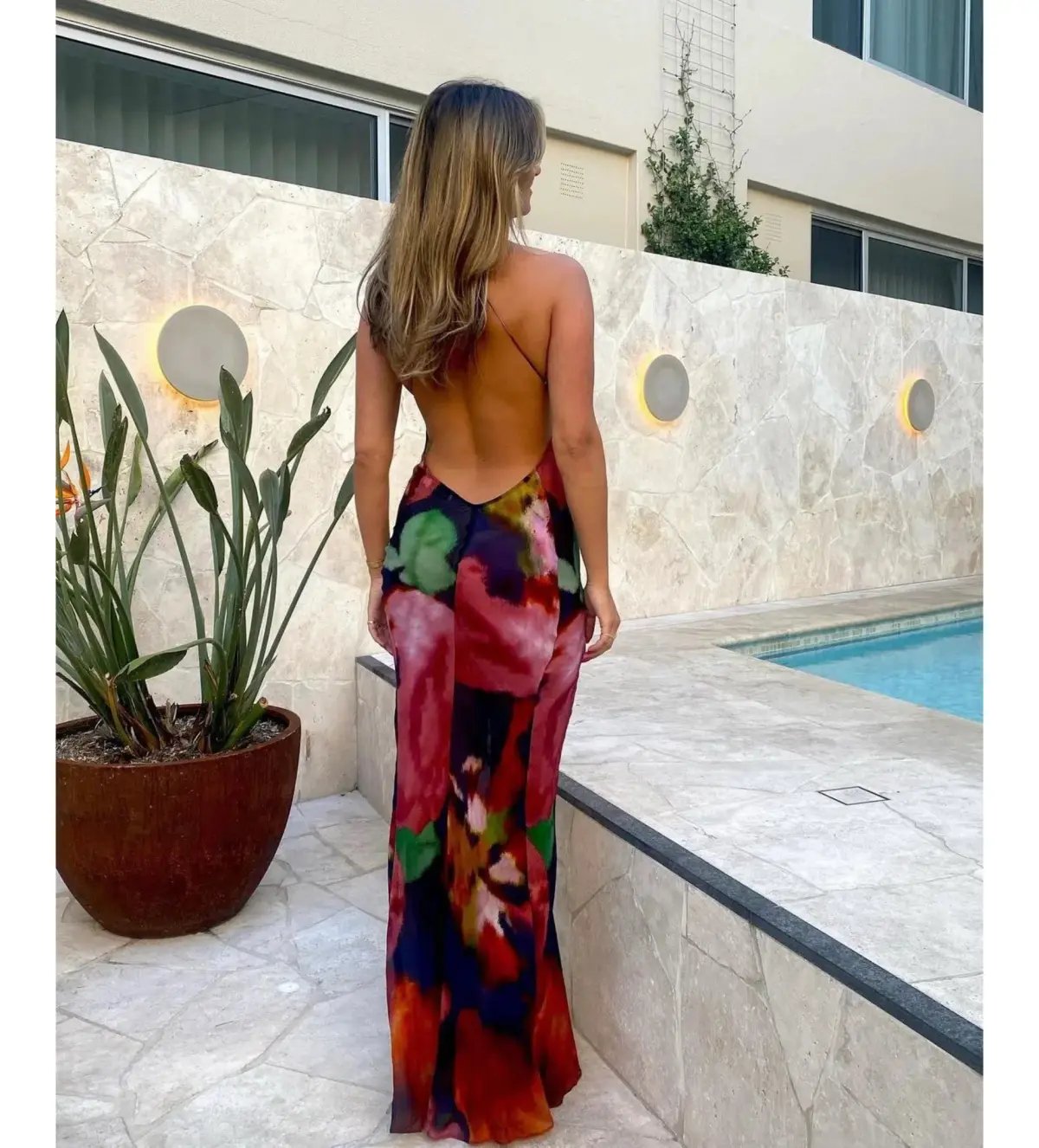 Rat & Boa Paola Floral Slip Maxi Dress Multi Size S / AU 8 photo 3
