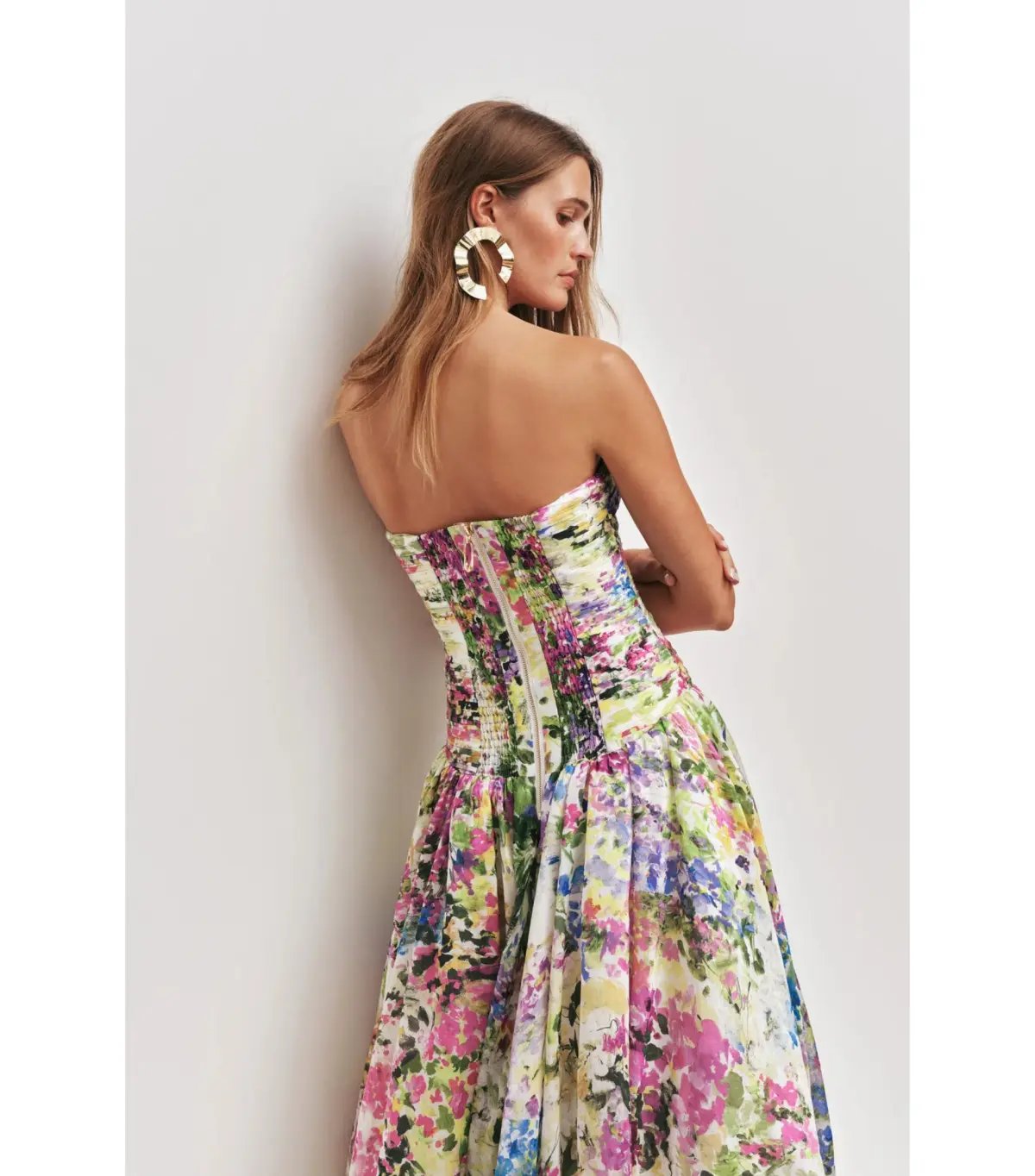 Aje Dahlia Maxi Gown in Lavandula Floral Size 8 photo 3