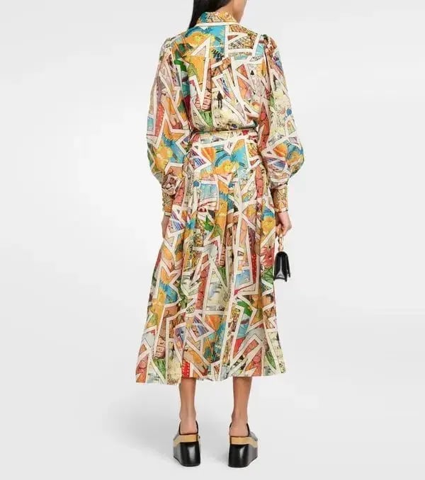 Alemais Star Man Midi Shirtdress Multi Size 10 AU photo 9